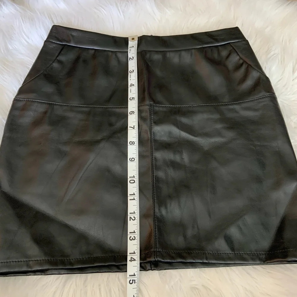 Windsor Faux Leather Mini Skirt